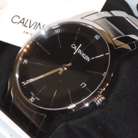 Calvin Klein Completion Men's Swiss Date Watch KAM211C1 Manual Tag Links Case - Picture 11 of 12